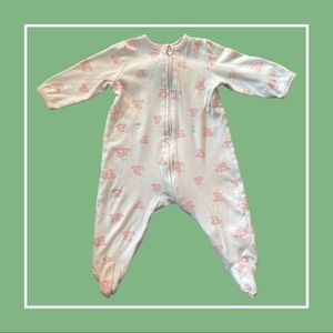 Adorable Pink Teddy Bear Sleeper—6m